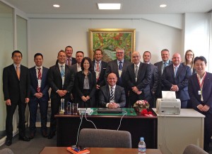 Affinia Adviser Council members and staff with the Dai-ichi Life team at their offices in Tokyo